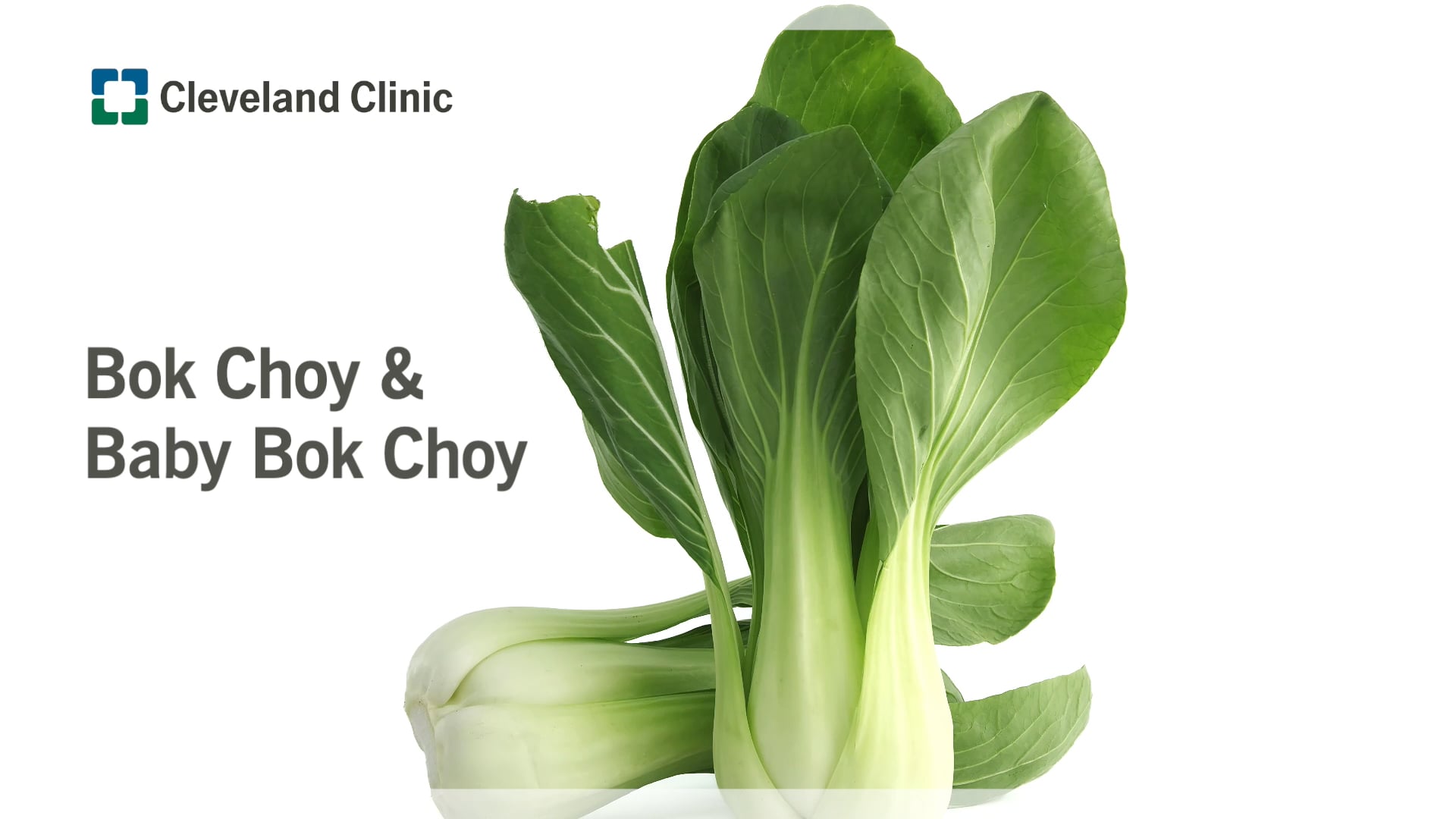 Cruciferous Vegetables - Bok Choy